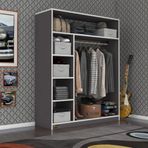 Kenzlife Necmettin 150*120*40 Gri Gardrop