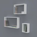 Kenzlife Neslişah 030*060*20*3 Byz Duvar Rafı Kitaplık