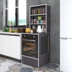 Kenzlife Nevgece Gri 165x60x56 Mutfak Dolabı