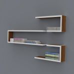 Kenzlife Nevres 060*100*20 Cvz Duvar Rafı Kitaplık