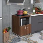 Kenzlife ocak dolabı bade cvz 85*60*57 mutfak modül mini fırın ankastre ocak için - Kahverengi - Beyaz