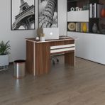 Kenzlife Ofis Masasi Kamikaze Cvz Sag 75*150*80 Kilitli Kapakli Dolap Seritli Bilgisayar Calisma Masasi