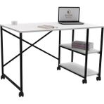 Kenzlife ofis masası miyako 075x150x60 byzsyh tekerlekli