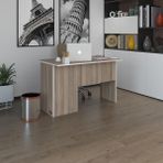 Kenzlife Ofis Masasi Miyamoto Crd Sag 75*140*60 Rafli Dolap Bilgisayar Calisma Masasi
