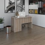 Kenzlife ofis masası miyamoto crd sağ 75*160*80 raflı dolap bilgisayar çalışma masası - Beyaz - 75x170x60