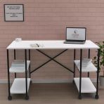 Kenzlife Ofis Masası Sumiko 075*150*60 Byzsyh Tekerlekli Bilgisayar Çalışma Büro