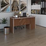 Kenzlife Ofis Masasi Yoko Ono Cvz Sol 75*140*80 Rafli Dolap Eskenar Bilgisayar Calisma Masasi