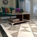 Kenzlife Orta Salon Sehpası Kazablanka Cvz 038*090*45 Sofra Çiçeklik Teşhir