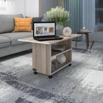 Kenzlife orta salon sehpası prag crd 045*090*50 tekerlekli yemek masası