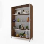 Kenzlife Pakize Ceviz 128x90x30 cm Mutfak Dolabı