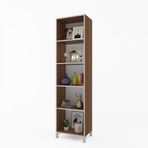 Kenzlife Pakize Ceviz 168x30x30 cm Mutfak Dolabı