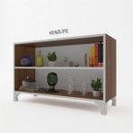Kenzlife Pakize Ceviz 48x90x30 cm Mutfak Dolabı