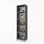 Kenzlife Pakize Gri 168x50x30 cm Mutfak Dolabı