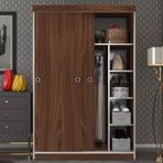 Kenzlife Papatya Sürgülü Kapaklı 120 cm Gardrop
