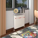 Kenzlife Petek Ustu Raf Dresuar Golden Boy Gri 050*24 Tekli Kitaplik Duvar Rafi 050 Cm Uzunluk