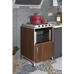 Kenzlife Revbahar Ceviz 85x60x56 cm Mutfak Dolabı
