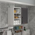 Kenzlife Roka 60 Gri Mod 2 60x080x32 Mebran Kapak Suntalam Gövde Hazır Mutfak Dolabı