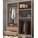 Kenzlife Şemsettin 175X120X40 Crd 2 Çekmeceli Gardrop