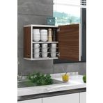 Kenzlife Susanin Ceviz 39x39x20 Banyo Dolabı