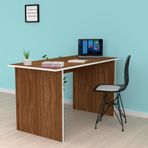 Kenzlife Tamiko Ceviz 75x120x80 cm Ofis Masası