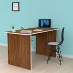 Kenzlife Tamiko Ceviz 75x170x80 cm Ofis Masası