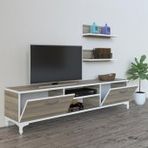 Kenzlife televizyon sehpası berlin 120 crd tv ünitesi raflı