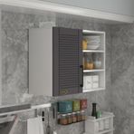 Kenzlife Tere 60 Gri Mod 2 60x080x32 Mebran Kapak Suntalam Gövde Hazır Mutfak Dolabı