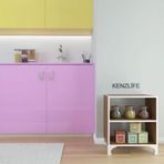 Kenzlife Tuğçe Beyaz 68x30x20 cm Kitaplık
