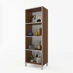 Kenzlife Tuğçe Ceviz 168x60x20 cm Kitaplık