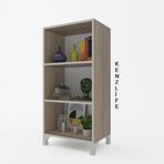 Kenzlife Tuğçe Crd 88x60x20 cm Kitaplık