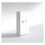 Kenzlife Yasemin 3 Kapaklı Kapılı Çekmeceli 168x80x42 Gardrop
