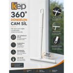 KEP Cam Sil Cam Çekçek Duşakabin Cam Sileceği Oto Cam Temizleme Aparatı 360° Döner Başlık