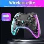 Kepang P4 Elite Alıcı-Kablosuz Elite Oyun Denetleyicisi Için Ps4 Slim/pro Renkli Şeffaf Gamepad Nintendo Switch Lite/oled Joystick (Yurt Dışından)