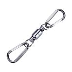 Kepçe Mıknatıslı York, Manyetik Release, Fly Fishing Mıknatıslı Ağ Serbest Klips Asma Tutucu Kordon Klipsi Karabina Tek/Çift Anahtarlık Kanca Mıknatıslı Toka (Çift)