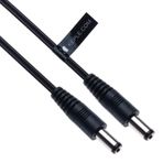 Keple DC Güç Uzatma Kablosu ile 2.1mm / 5.5mm Erkek Erkek Jack 0.5 M / 1.6ft CCTV Fiş Konnektör Kordon Adaptörü CCTV Güvenlik Kamera Ile Uyumlu IP Kamera DVR Bağımsız LED Şerit Monitörler (Siyah)
