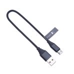 Keple Mikro USB Kablosu Hızlı Şarj Android Şarj Cihazı Hızlı Şarj Naylon Örgülü Sony Xperia Z3 Z3 Compact, Z4 Tablet, Z5 Z5 Premium, X XA XA Ultra, M5 M4 Aqua, M2 M L USB B (0,25 m / 0,8 ft) ile Uyumlu