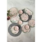 Keramika 12 Parça 6 Kişilik Pink Woods Kahvaltı Takımı