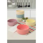 Keramika 14 cm 6 Adet 110 550 Rainbow Soft Stackable Çorba Kasesi