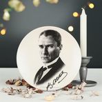 Keramika 18241 Atatürk Portre Hediyelik Dekoratif Tabak