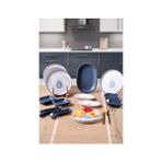 Keramika 6 Kişilik 15 Parça Blue Magic Kaktüs Desenli Kahvaltı Takımı