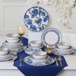 Keramika Azure 24 Parça 6 Kişilik 21423-24-25 Yemek Takımı