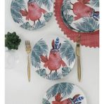 Keramika Baykuş 20 cm 6 Adet Pasta Tabağı Seti