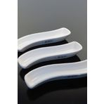 Keramika Beyaz İvory 18 cm 3 Adet Zeytinlik