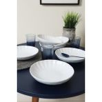 Keramika Beyaz Sirius Yemek Tabağı 20 cm 6 Adet