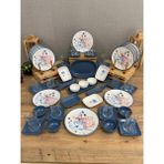 Keramika Blue Flowers 53 Parça 12 Kişilik Kahvaltı Takımı