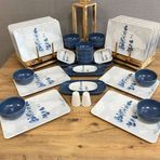 Keramika Blue Magic 34 Parça 12 Kişilik Yemek ve Kahvaltı Takımı