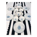 Keramika Blue Magic Kaktüs 14 Parça 6 Kişilik Kahvaltı Takımı