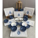 Keramika Blue Magic Siera 32 Parça 12 Kişilik Yemek Takımı