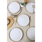 Keramika Breeze Skackable Servis Tabağı 27 cm 6 Adet 21722 - Renkli