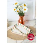 Keramika Bronze Palmiye Noyan Kayık Tabak 26 cm 2 Adet 22900 - Renkli